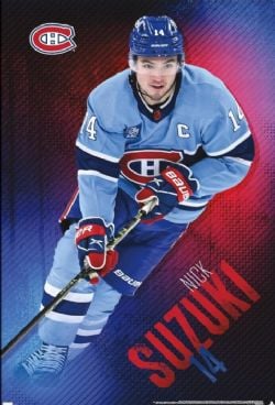 NHL MONTREAL CANADIANS -  NICK SUZUKI 23 POSTER (22