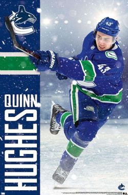 NHL VANCOUVER CANUCKS -  QUIN HUGHES 20 POSTER (22