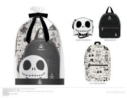 NIGHTMARE BEFORE CHRISTMAS -  3 PIECE GIFT SET - BACKPACK, MINI BACK PACK & CROSSBODY BAG