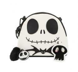 NIGHTMARE BEFORE CHRISTMAS -  JACK SKELLINGTON BIG FACE CROSSBODY BAG 3 PIECE GIFT SET -  DISNEY