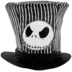 NIGHTMARE BEFORE CHRISTMAS, THE -  JACK TOP HAT (ADULT - ONE SIZE)