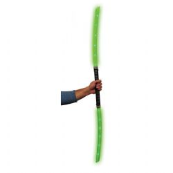 NINJA -  LIGHTS UP AND SOUND FX DUAL NINJA SWORD - GREEN