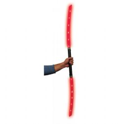 NINJA -  LIGHTS UP AND SOUND FX DUAL NINJA SWORD - RED