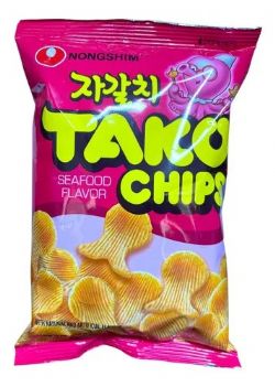 NONGSHIM -  TAKO CHIPS - SEAFOOD FLAVOR (60 G)