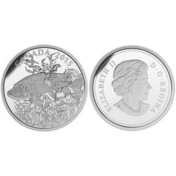 NORTH AMERICAN SPORTFISH -  NORTHERN PIKE -  2015 CANADIAN COINS 02