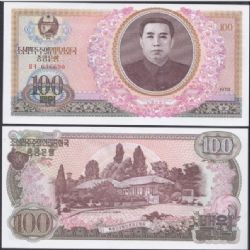 NORTH KOREA -  100 WON 1978 (UNC)