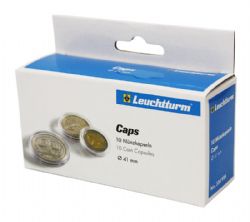 NUMIS CAPSULES -  CAPSULES FOR 41-MM COINS (PACK OF 10)