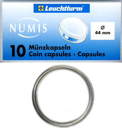 NUMIS CAPSULES -  CAPSULES FOR 44-MM COINS (PACK OF 10)