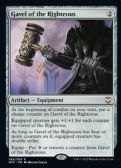 New Capenna Commander -  Gavel of the Righteous
