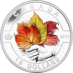 O CANADA (2013) -  THE MAPLE LEAF -  2013 CANADIAN COINS 11