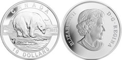 O CANADA (2013) -  THE POLAR BEAR -  2013 CANADIAN COINS 04
