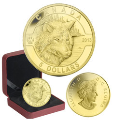 O CANADA (2013) -  WOLF -  2013 CANADIAN COINS 03