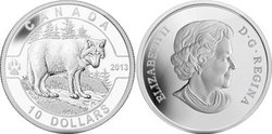 O CANADA (2013) -  WOLF -  2013 CANADIAN COINS 06