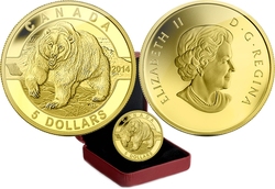 O CANADA (2014) -  GRIZZLY -  2014 CANADIAN COINS 01