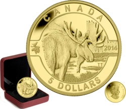 O CANADA (2014) -  MOOSE -  2014 CANADIAN COINS 02