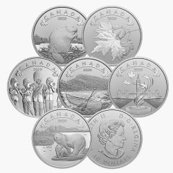 O CANADA! (2020) -  6-COIN COMPLETE COLLECTION -  2020 CANADIAN COINS