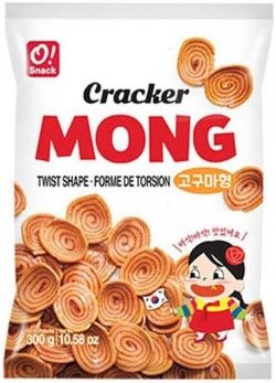 O! SNACK -  MONG CARCKER - SWEET POTATO (10.58 OZ)