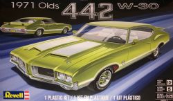 OLDSMOBILE -  W-30 442 1971 1/25 (VERY HARD) -  REVELL