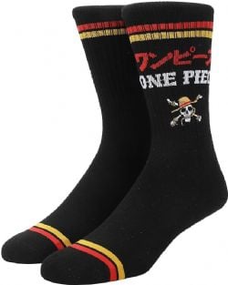 ONE PIECE -  1 PAIR OF CREW SOCKS 