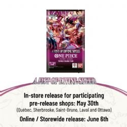 ONE PIECE CARD GAME -  A FIST OF DIVINE SPEED - BOOSTER PACK (ENGLISH) (P12/B24) OP-11