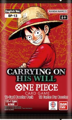 ONE PIECE CARD GAME -  CARRYING ON HIS WILL  - BOOSTER PACK (ENGLISH) (P12/B24) OP-13