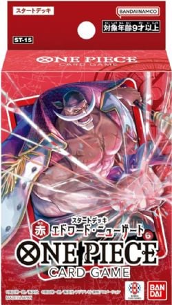 ONE PIECE CARD GAME -  EDWARD NEWGATE - STARTER DECK (JAPANESE) ST-15