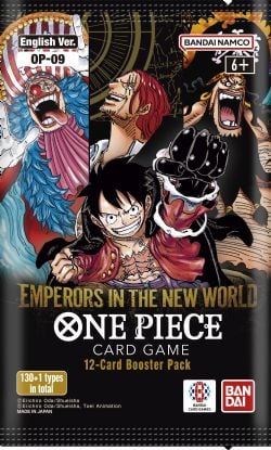 ONE PIECE CARD GAME -  EMPERORS IN THE NEW WORLD  - BOOSTER PACK (ENGLISH) (P12/B24) OP-09