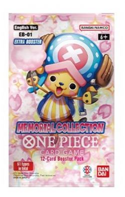 ONE PIECE CARD GAME -  MEMORIAL COLLECTION - EXTRA BOOSTER PACK (ENGLISH) (P12/B24)***LIMIT OF 1 BOOSTER BOX PER CUSTOMER*** EB-01
