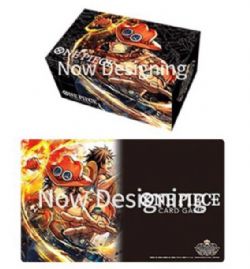 ONE PIECE CARD GAME -  PORTGAS D. ACE - PLAYMAT AND STORAGE BOX SET (ENGLISH)