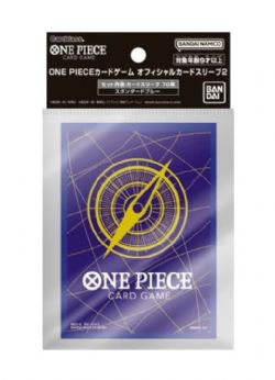 ONE PIECE CARD GAME -  STANDARD SIZE SLEEVES - BLUE (70)