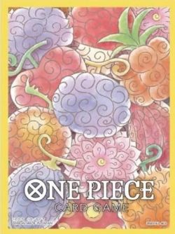 ONE PIECE CARD GAME -  STANDARD SIZE SLEEVES - DEVIL FRUIT (70)