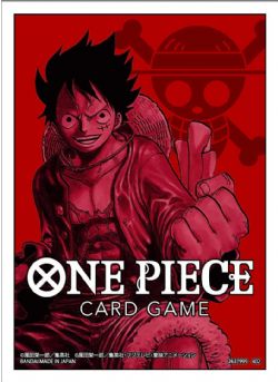 ONE PIECE CARD GAME -  STANDARD SIZE SLEEVES - MONKEY D. LUFFY (70)