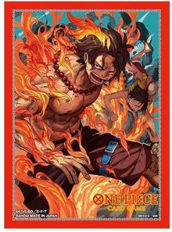 ONE PIECE CARD GAME -  STANDARD SIZE SLEEVES - PORTGAS D. ACE & LUFFY (70)