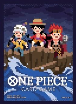 ONE PIECE CARD GAME -  STANDARD SIZE SLEEVES - THE THREE CAPTAINS - PIXEL ART (70)