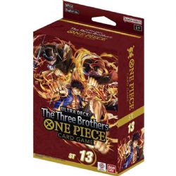ONE PIECE CARD GAME -  THE THREE BROTHERS  - STARTER DECK (ENGLISH)***LIMIT OF 2 ITEMS PER CUSTOMER*** ST-13