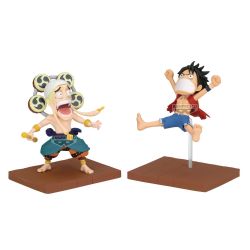 ONE PIECE -  MONKEY D LUFFY & ENEL FIGURE -  LOG STORIES