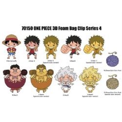 ONE PIECE -  RANDOM 3D FOAM BAG CLIP - SERIES 4