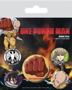 ONE PUNCH MAN -  SET OF 5 BADGE