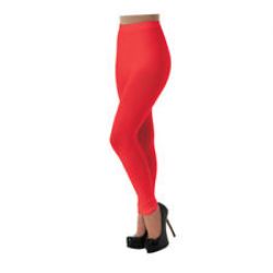 OPAQUE LEGGINGS - RED (ADULT - ONE SIZE)