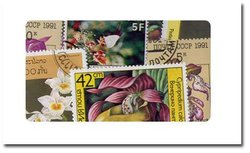 ORCHIDS -  100  ASSORTED STAMPS - ORCHIDS