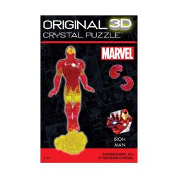 ORIGINAL 3D CRYSTAL PUZZLE -  MARVEL - IRON MAN (37 PIECES) -  MARVEL