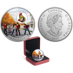 OTTAWA SENATORS -  PASSION TO PLAY -  2017 CANADIAN COINS