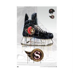 OTTAWA SENATORS -  SKATE POSTER (22