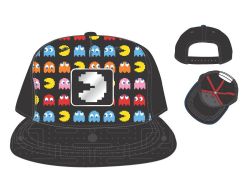 PAC-MAN -  BLACK SNAPBACK CAP