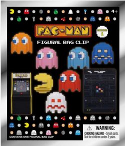 PAC-MAN -  RANDOM 3D FOAM BAG CLIP - SERIES 1