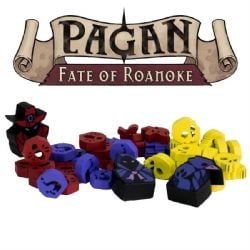 PAGAN -  FATE OF ROANOKE - WOODEN TOKEN