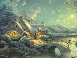 PAINT BY NUMBERS -  Christmas Moonlight