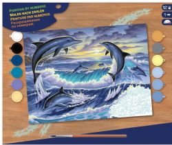 PAINT BY NUMBERS SENIOR - DOLPHINS