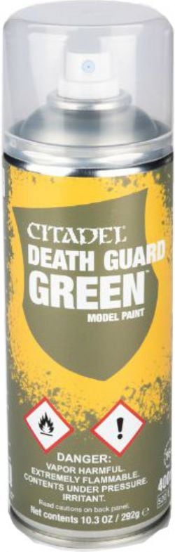 PAINT -  CITADEL SPRAY - DEATH GUARD GREEN SPRAY PAINT / PRIMER