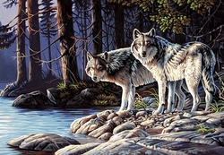 PAINT WORKS -  GREY WOLVES (20